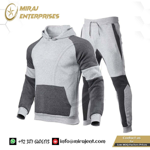 Ropa deportiva informal de marca nueva de 2 piezas para hombre con capucha + Pantalones estándar Sudadera con capucha para hombre - Product Image 3
