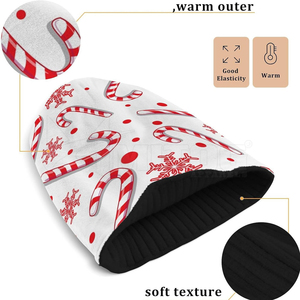Gorro de Navidad unisex de tamaño personalizable directo de fábrica con bordado a mano 100% lana para ventas en línea Etiqueta Privada - Product Image 3