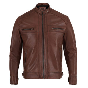 Latest Design OEM Service <b>Men</b> <b>Leather</b> <b>Jacket</b> Comfortable Premium Quality <b>Men</b> <b>Leather</b> <b>Jacket</b> - Product Image 1