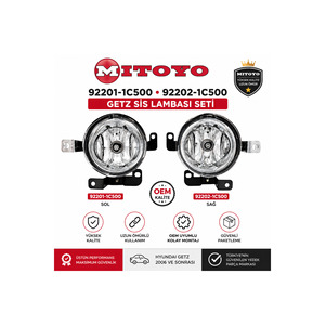 Juego de Faros Antiniebla LED Compatibles con Hyundai Getz OEM, Izquierdo y Derecho, 92201-1C500 92202-1C500, Modelos 2006 y Posteriores, Nuevo - Product Image 2