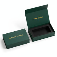 Boîte cadeau en papier magnétique en carton de haute qualité personnalisée, boîte à parfum haut de gamme avec logo
