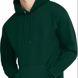 Sudadera con Capucha Casual para Hombre, Estilo Lavado Ácido, Color Sólido, Moda Informal, Corte Regular, 100% Algodón, Felpa Transpirable, Ecológica, con Bolsillo - Product Image 1