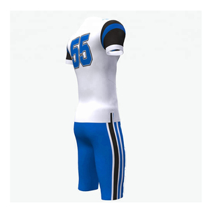 Meilleurs uniformes de football américain 2024, design de haute qualité, polyester respirant, séchage rapide, vêtements d'équipe personnalisables, vente chaude - Product Image 5