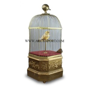 Cages à oiseaux suspendues pour l'intérieur, couleur or, design luxueux, qualité supérieure, meilleures ventes, cages à oiseaux en métal de grande taille à l'aspect unique. - Product Image 6