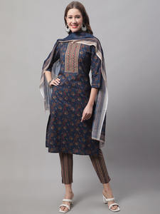 Latest Wholesale Rayon Cotton <b>Kurtis</b> Set Digital Print Work <b>Kurtis</b> with Dupatta for Online Sale - Product Image 5