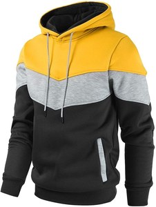 2025 Offre Spéciale hommes haute qualité français tissu surdimensionné pluvier panneau à capuche Emed impression doublé sweat hiver col à capuche - Product Image 2