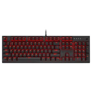 Teclado para computadora K60 Pro Red Light con cable negro CH 910D029 IT - Product Image 1