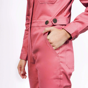 Elegante ropa de trabajo para mujer mono con logotipo personalizado impresión bordado duradero traje de protección industrial OEM ODM fabricante - Product Image 4