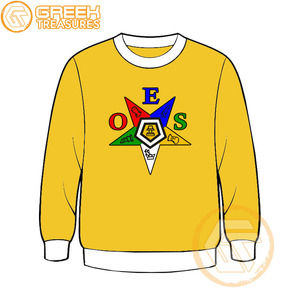 Commande personnalisée de l'étoile de l'Est sweat-shirt brodé en molleton de coton pull de haute qualité vêtements grecs OES sweat-shirts - Product Image 1