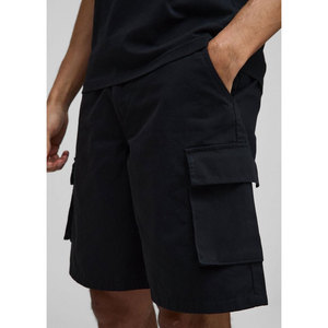 Pantalones Cortos Transpirables de Algodón para Hombre, Ropa Informal de Patrón Liso, a Bajo Precio - Product Image 3