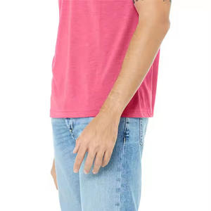 T-shirt uni unisexe en coton doux et confortable T-shirt personnalisé à manches courtes pour hommes avec logo personnalisé All Parts T-shirt en coton - Product Image 3