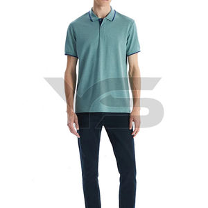 Polo informal transpirable para hombre, tejido de Jersey transpirable, logotipo personalizado, suministro ODM con opción multicolor - Product Image 6