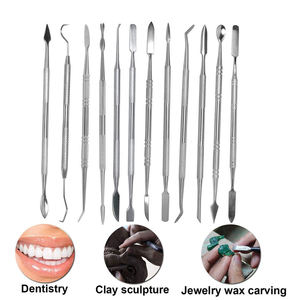 Juego de 12 Cuchillos de Metal de Doble Punta para Tallar, Grabar, Cerámica, Joyería Dental, por SurgiRight - Product Image 4