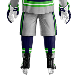 Vêtements de sport, ensembles d'uniformes de hockey sur glace pour hommes, logo et taille personnalisés, séchage rapide, respirant, écologique, 100% polyester - Product Image 4