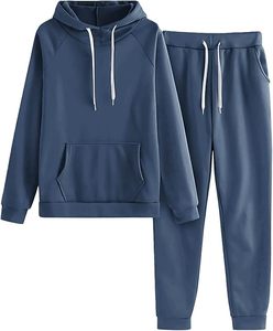 Dernier style de survêtement à manches longues en gros Ensemble de jogging en polaire grande taille Survêtement deux pièces décontracté pour femmes - Product Image 1