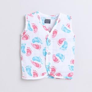 เสื้อกั๊กลายจุด3ชิ้นครึ่งแขน/jhabla-หลากสี - Product Image 3