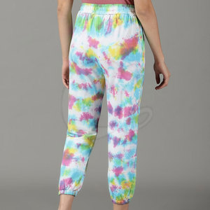 Tie Dye Printing Fashion Wear Women <b>Trouser</b> OEM Service Women <b>Trouser</b> Quick Dry Women <b>Trouser</b> - Product Image 3
