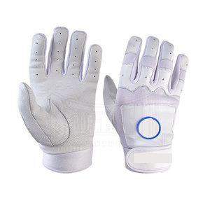 Guantes de bateo de béisbol de cuero suave Logotipo personalizado Guantes de bateo profesionales Jugador para hombres - Product Image 1