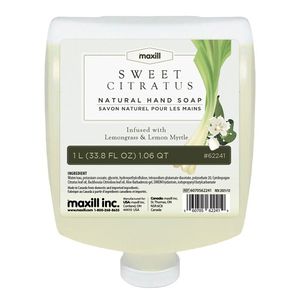 Wholesale 1L Dispenser Insert Sweet Citratus Natural Cleansing Hand <b>Soap</b> with Coconut Oil and Aloe Sweet Citratus <b>Scent</b> - Product Image 1
