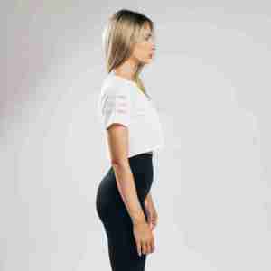 เสื้อกล้ามครอปเซ็กซี่ของผู้หญิงเสื้อกล้ามครอปสปาเก็ตตี้แขนกุดสีทึบผสมสีแดงเข้มเสื้อกล้ามไมโครซี่โครงระบายอากาศ - Product Image 5