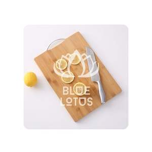 HOT KITCHEN ESSENTIAL Planche en bambou de haute qualité pour trancher les dés et servir - Product Image 1