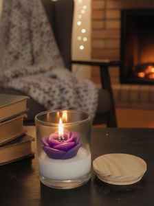 Vela de Vidrio con Aroma a Rosa - Etiqueta Privada Personalizada para Eventos y Regalos de San Valentín, Precio al por Mayor del Fabricante - Product Image 6