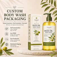 Gel Douche Liquide au Rétinol OEM ODM Marque Privée Nourrissant Anti-Âge Rajeunissant Exfoliant Hydratant