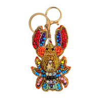 Chaîne d'accessoires de sac d'été léger, style bohème, de luxe, brodée à la main et perlée, avec logo couleur personnalisé, pour voyage en Inde