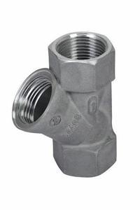 Válvula coladora tipo Y DN10, filtro de tubería de agua y aceite, acero inoxidable/hierro fundido, rosca hembra en T, proveedor de fábrica china - Product Image 2