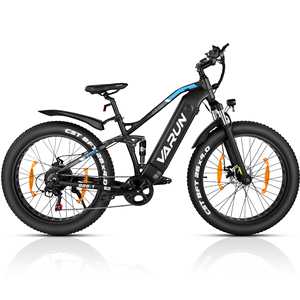 VARUN-Bicicleta de montaña eléctrica, cuadro de titanio de 12 velocidades, de 12V batería de litio, integrada, motor de 250W/350W, de largo alcance - Product Image 2
