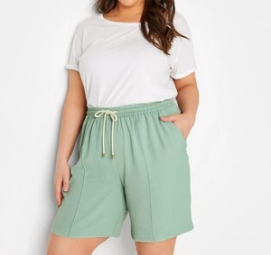 Pantalones cortos informales transpirables de calidad COP 100% algodón Venta al por mayor Pantalones cortos para mujer Pantalones cortos lisos con estilo para mujer - Product Image 4