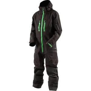 Traje de esquí unisex con capucha al por mayor, impermeable, transpirable, cortavientos, chaqueta de snowboard de ajuste holgado con pantalones de nieve de invierno y costuras selladas - Product Image 1