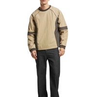 Veste coupe-vent de golf en nylon froissé respirant et coupe-vent pour homme, à carreaux, de haute qualité et personnalisée