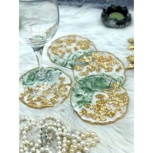 Nouveau set de 4 sous-verres en résine au design unique avec une qualité et un design extra premium à des prix très abordables - Product Image 5