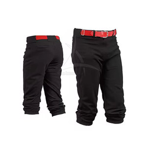 Pantalons de baseball respirants personnalisables pour hommes - 100% polyester, couleurs et logo personnalisés, uniforme de baseball d'équipe, service OEM - Product Image 4