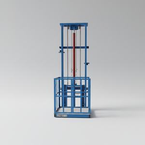 Ascenseur de fret à rail vertical hydraulique d'occasion pour entrepôt <span class=keywords><strong>industriel</strong></span>, <span class=keywords><strong>prix</strong></span> de l'ascenseur de marchandises - Product Image 1