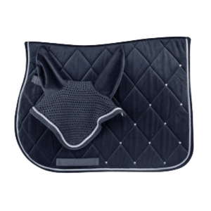 Selle de dressage professionnelle pour cheval avec bonnets d'oreille assortis, fabrication sur mesure pour l'équitation en écurie et en arène, vente en gros - Product Image 1