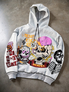 Sudadera con capucha de invierno de peso pesado para hombre de alta calidad personalizada al por mayor-Hecho en Pakistán - Product Image 5