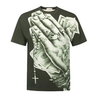T-shirts personnalisés à manches courtes pour hommes, en jersey uni, 100 % coton/polyester, écologiques, séchage rapide, coupe ample, imprimés en sérigraphie