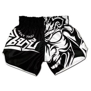 Nuevos pantalones cortos de boxeo para hombre, pantalones cortos de lucha Muay Thai baratos de secado rápido sublimados para hombre, transpirables al por mayor - Product Image 1
