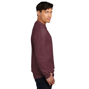 Sweat-shirt uni de qualité supérieure personnalisé en gros, 100% coton, sweat-shirt imprimé avec logo, pull-over basique pour hommes, sweat-shirt en coton mélangé - Product Image 3