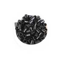 Extensions de cheveux brésiliens Remy Jerry Curl de haute qualité avec micro-anneaux et perles en acier inoxydable évasé 3.0*2.6*6.0mm