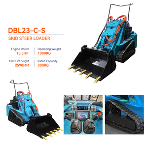 <span class=keywords><strong>China</strong></span> Minicargadora de alta calidad CE 300kg 360KG Operando Mini cargadora de cubo de pista barata - Product Image 2