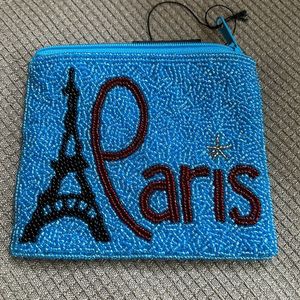 Monedero de cuentas estilo bohemio, regalos de Papá Noel, monedero bordado con cuentas de semillas de la India - Product Image 1
