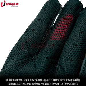 Gants de frappeur de baseball en cuir de haute qualité Performance et confort optimaux avec manchette longue et conception de logo personnalisé - Product Image 6
