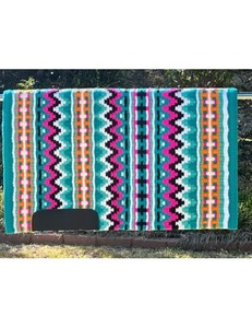 Manta de sillín occidental de lujo, lana Premium hecha a mano, almohadilla para montar a caballo de alta calidad, cómoda manta Ecuestre para espectáculo - Product Image 3