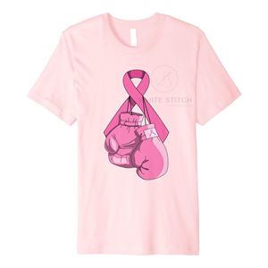 Camisetas de Lona Inspiradoras para la Concientización sobre el Cáncer de Mama para Hombres y Mujeres, Esperanza, Coraje, Rosa, Antiarrugas, Servicio OEM, Impresión Digital - Product Image 3