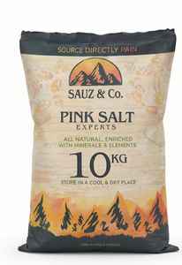 Sel rose de l'Himalaya en vrac de 10 kg, sac imprimé, qualité alimentaire naturelle, sel de roche grossier enrichi en minéraux, directement de la source pour la vente en gros - Product Image 2