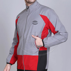 Men's <b>Winter</b> Sportswear <b>Jacket</b> Windproof Breathable Stand Collar Front Logo for <b>Running</b> and Hiking - Product Image 4