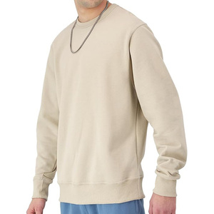 Sweat-shirt d'hiver personnalisé à col rond pour hommes, OEM, en molleton respirant coton/polyester, fournisseur d'usine en gros - Product Image 3
